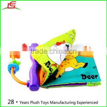 0-12 Month Baby Rattles Teether Toys Soft Plush Waterproof Baby Bath Book photo-3