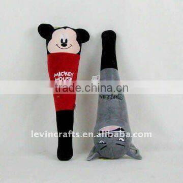 mikey plush toys animal baseball bat for promotion