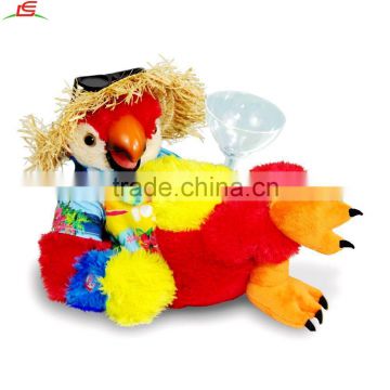 don't worry be happy animated Laid Back Louie cuddle barn singing parrot