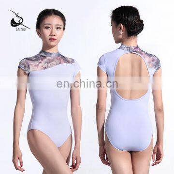 117141037 Printing Spandex Elegant Ballet Leotards