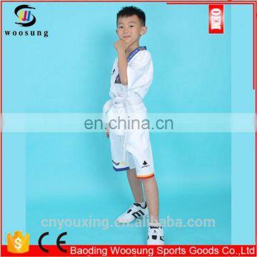 Wholesale New style Easy-clean cotton short sleeve kickboxing uniforms/ taekwondo uniform