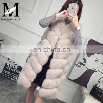 Women Fashion Winter Vests Imports Low Price Real Fox Fur Vest Italian Fur Vest photo-2