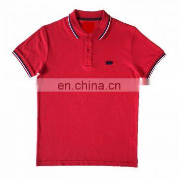 High Quality New Design Soft-touch Mens 100% Cotton Custom Embroidery Polo Shirt photo-4