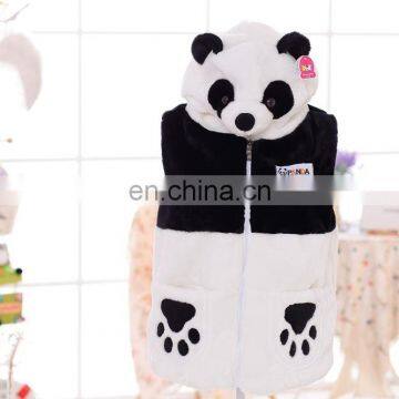 Animal Style Panda Kids Plush Vests plush panda waistcoat