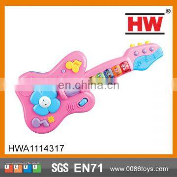 Kids Battery Operated Toy Guita Musical Instrument Set Plastic Toy Guitar