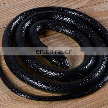 Realistic Rubber Black Mamba Snake Toy 133CM long Halloween party decoration