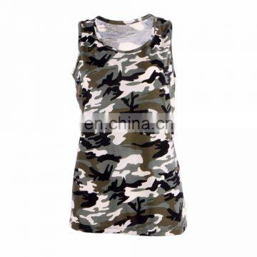 Women Tank Tops Camouflage Wild Round Neck Sleeveless Casual Vest Clothing photo-5