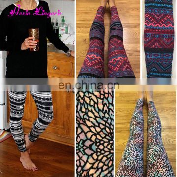 2017 custom super soft double brushed lularoe wholesale tights women leggings