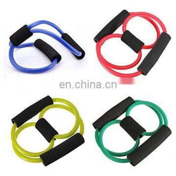 2PCS 8 Shaped Resistance Loop Band Tube for Yoga Fitness Pilates Workout Exercise Fitness Equipment photo-4
