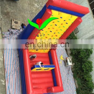 Popular inflatable climbing wall sports