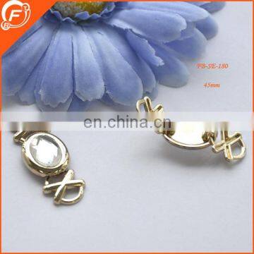 gold color fashion swimwear metal accessories for wholesale