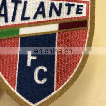 Factory Direct Football Jersey Patches Sports Team Patches 3d Flock Football Team Patches photo-2