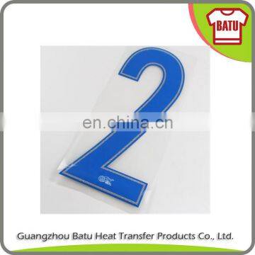 screen printing heat transfer jersey numbers 21