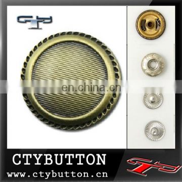 CTY-SB-021 metal snap on button