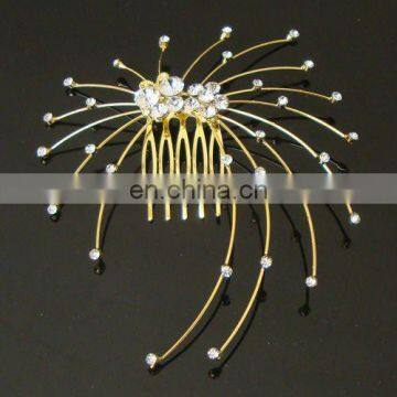 fashion rhinestone bridal hair comb