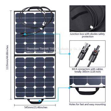 100W Portable Solar Panel Charger Bag photo-2
