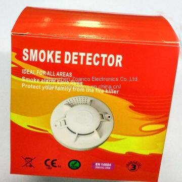 9V Battery Cigarette Smoke Detector Smoke Alarm EN14604 photo-3