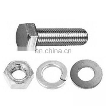 Bolt nut 304 grade bolt nut, m8 hexagon bolt and nut