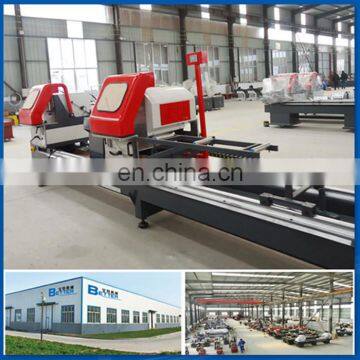 Automatic double miter cut off aluminium extrusion cutting machine