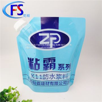 Stand up Spout sealing composite packaging bag for Lime powder/fertilizer