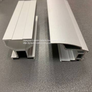 wardrobe sliding door track profile aluminium graphite