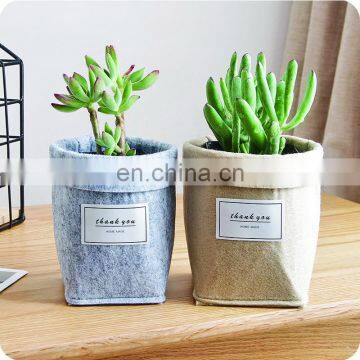 Cute Classic design decorative plant bag felt