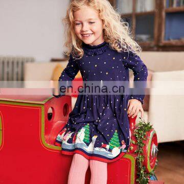 Christmas Dress Kids Girl Dress Cotton photo-2