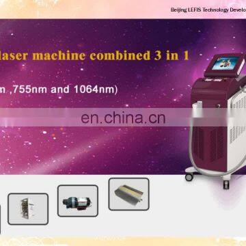 755nm 808nm 1064nm diode laser/ 808nm diode laser hair removal speed 808 laser/soprano iced 808nm device