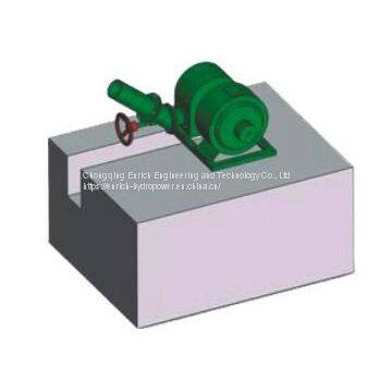 0.6-3KW Mini Small Dual Wheel Impact Type Hydro Pelton Scoop Impulse Hydraulic Water Turbine Permanent Magnet Electric Brushless Generator Alternator Hidraulicas Turbina Pelton for Home Factory Use photo-2