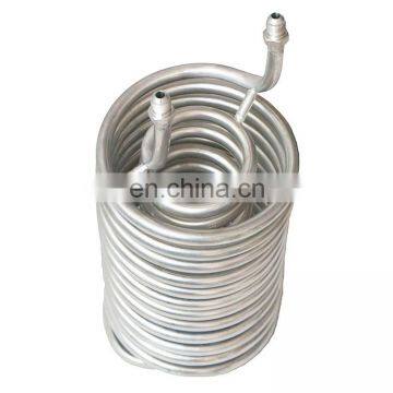 Нержавеющая стальная двойная спиральная охлаждающая катушка с наружным диаметром трубки 1/4