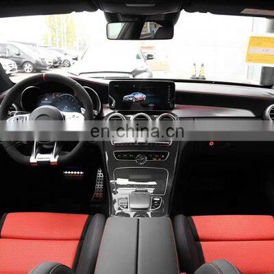 Dry Carbon Fiber Interior For Benz C-Class AMG Line Normal W205 Center Control Carbon Interior Automotive Interior