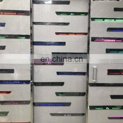 Led Door Sill Plate Strip Moving Light Door Scuff for Toyota Innova Ambient Light Remote Switch Voice Control