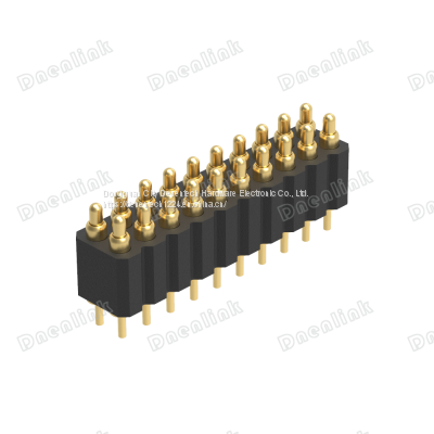 Dnenlink 2.00mm Pitch Dual Row H4.0mm Straight SMT Type Male Header PogoPin Connector photo-2