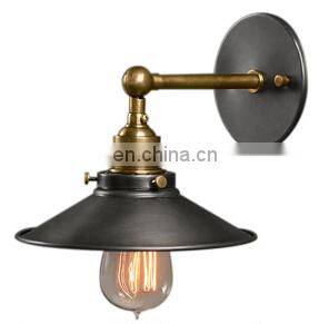 American Country Retro Simple Creative Iron Led Wall Lamps for Decoration