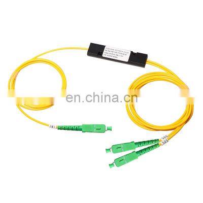 Fiber Optical 2 way splitter SC/APC Connector 1*2 FBT Splitter