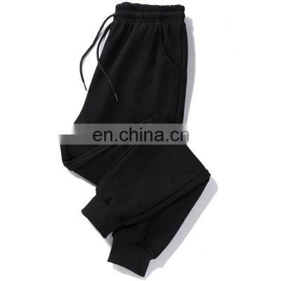 Wholesale custom brand logo men's new polyester cotton loose casual sports jogging pants