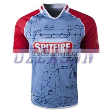 High Quality Hot Sale New Design Rugby Club Jerseys Manufacture Factory photo-2