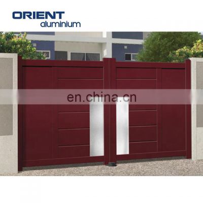 Popular  Outdoor Motorized Metal Automatic Custom America/ Canada  Large Luxury Entrance Gate for Villa