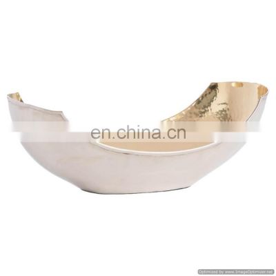 white oval shape bowl