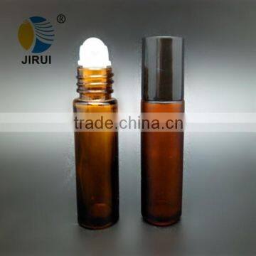 10ml Frosted Amber Glass Roll on Bottle photo-3