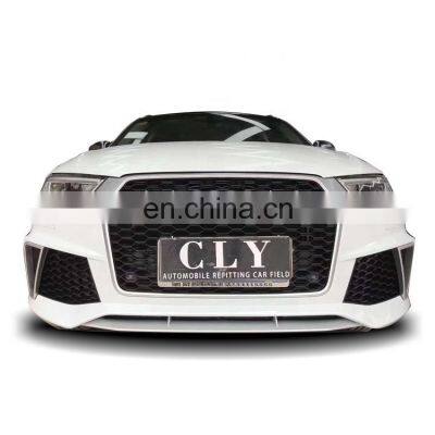 facelift Star shine style high guality car parts bumpers front grills for Audi Q3 body kits