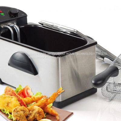 Новый дизайн 3-литровый электрический глубокой фритюрник L-DF301B-T электрический глубокий фритюрник с таймерным управлением