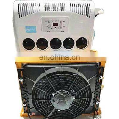 12V 24V Electric air conditioner with all accessories outside machine and inside machine separate