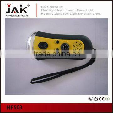 JAK HF503 3 LED Flashlight With Radio