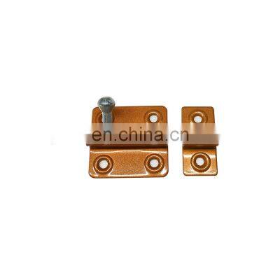 Door Security Slide Latch Lock Barrel Bolt With Solid Heavy Duty Gold Painting Finish Steel Door Bolt Latch photo-2