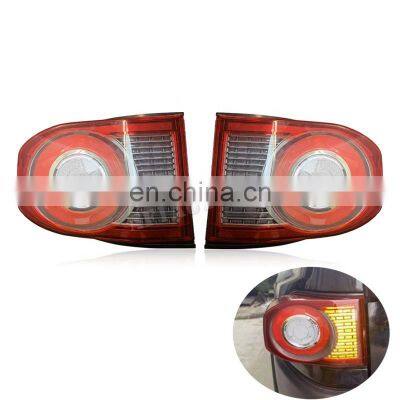 2 pcs Red Color LED Tail Lights Brake Rear Lamps Trim for FJ Cruiser 2007-2015