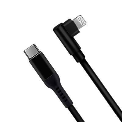 Elbow-Shaped Cable for Mobile Gaming, Power Delivery Fast Charging for iPhone SE 11 Pro Max XS Max XR