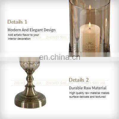 Bronze European Antique Candlestick Candle Holder photo-3