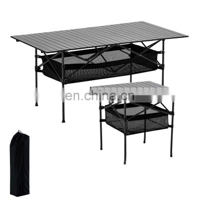 Portable Outdoor Aluminium Alloy Folding Metal Table Lightweight Modern Design Outdoor Tables