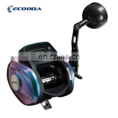 ECOODA ERF1500 Drag Power 12kg Fishing Reels Line Counter Sea Fishing Reel